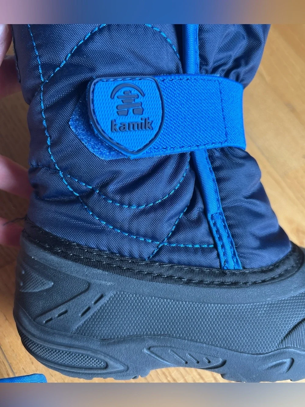 Kamik Snowbug 5 Snow Boots Navy Blue Royal Winter Childrens Toddler Boys Size 8